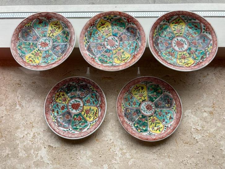 China | Kangxi | Famille Verte | Onderglazuur Emaille | bord, Antiek en Kunst, Antiek | Porselein, Ophalen of Verzenden