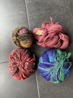 Wol soorten platte bollen, Ophalen of Verzenden, Zo goed als nieuw, Breien of Haken, Wol of Garen