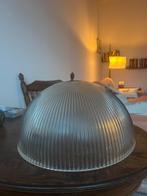 Glazen lampenkap 40 cm, Huis en Inrichting, Lampen | Lampenkappen, Overige kleuren, Rond, Ophalen of Verzenden, Zo goed als nieuw