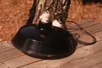 Brocante - Authentieke industriële hanglamp!, Huis en Inrichting, Lampen | Hanglampen, Gebruikt, Ophalen of Verzenden, Metaal