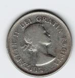 24-720 Canada 25 cent 1960, Postzegels en Munten, Munten | Amerika, Zilver, Ophalen of Verzenden, Losse munt, Noord-Amerika