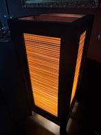 Handgemaakte Thaise Tafellamp - Rotan Vintage Stijl, Ophalen, Zo goed als nieuw, Minder dan 50 cm