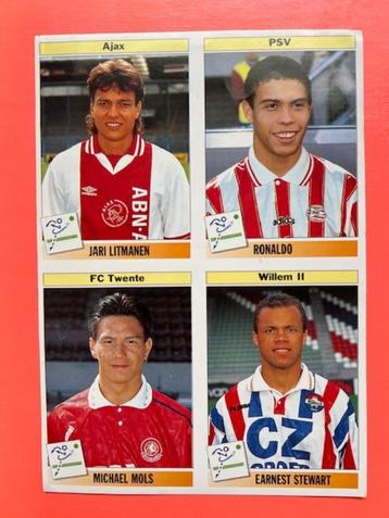 Panini voetbal 95 stickervel Ronaldo Litmanen zeldzaam luxe beschikbaar voor biedingen