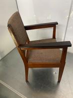Amsterdamse School Stoel - Art Deco Grijs, Huis en Inrichting, Stoelen, Ophalen, Gebruikt, Hout, Eén