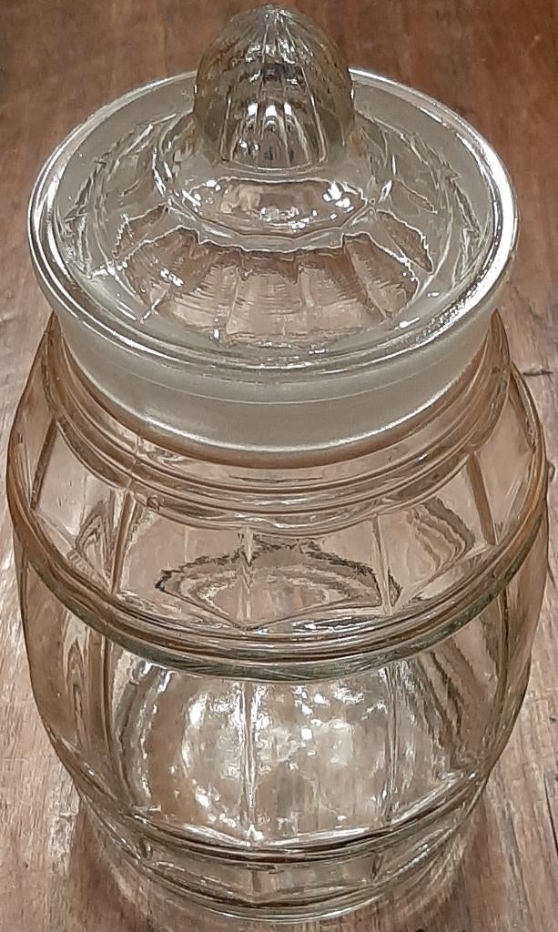 🥬Preloved: Glazen zuurkool fermentatie pot met deksel🏷️€15, Huis en Inrichting, Keuken | Keukenbenodigdheden, Glas, Ophalen of Verzenden