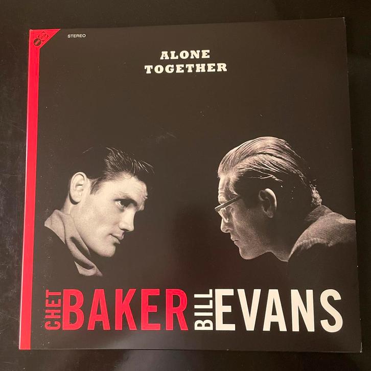 Chet Baker en Bill Evans “Alone Together” lp inclusief CD., Cd's en Dvd's, Vinyl | Jazz en Blues, Zo goed als nieuw, Jazz, Ophalen of Verzenden