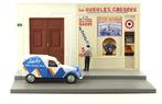 Citroen 2CV AZU reclameschilder met straatdecor Altaya 1:43, Ophalen of Verzenden, Nieuw, Auto, Overige merken