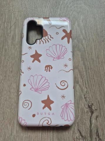 Burga Hoesje Samsung A13 - beach Zeeschelpen Design beschikbaar voor biedingen