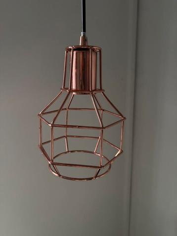 Messing/koperkleurige hanglamp kooi beschikbaar voor biedingen