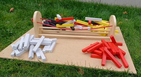 Verhuur van houten spellen 'Apenbrug', Hobby en Vrije tijd, Feestartikelen | Verhuur, Zo goed als nieuw, Overige, Ophalen