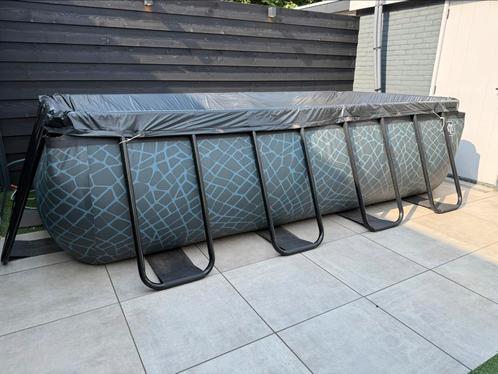 Exit zwembad 400x200 4x2 incl warmtepomp en toebehoren, Tuin en Terras, Zwembaden, Zo goed als nieuw, Minder dan 80 cm, 200 tot 400 cm