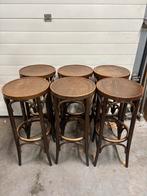 6 stuks thonet barkrukken café horeca kroeg mancave keet bar, 5 krukken of meer, Ophalen of Verzenden, Zo goed als nieuw, 60 tot 90 cm