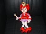 LICENSE HOUSE EFTELING PARDIJN POPJE VELOURS WIT MET ROOD/PA, Ophalen of Verzenden, Nieuw, Overige typen