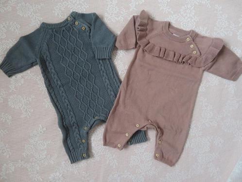 Twee gebreide boxpakjes van H&M, maat 50, Kinderen en Baby's, Babykleding | Maat 50, Zo goed als nieuw, Jongetje of Meisje, Pakje