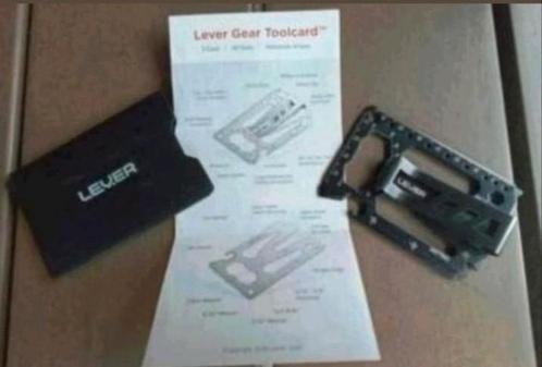 Lever Gear wallet Toolcard Pro., Verzamelen, Overige Verzamelen, Nieuw, Ophalen of Verzenden