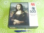 Mona Lisa - Leonardo da Vinci - Jumbo puzzel van 500 stukjes, Hobby en Vrije tijd, Denksport en Puzzels, Gebruikt, Ophalen of Verzenden