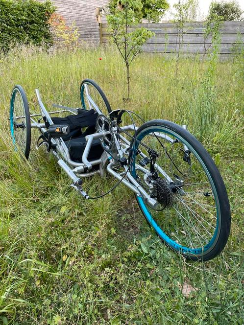 Handbike / Kneesit VNR BT Freewheeler, Fietsen en Brommers, Fietsen | Ligfietsen, Gebruikt, Overige merken, Bovenstuur, Ophalen