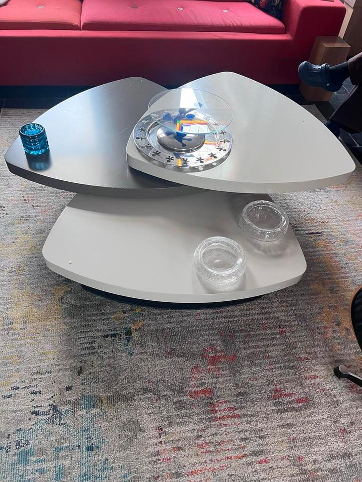 Ligne Roset Salontafel - Design Klassieker, Huis en Inrichting, Tafels | Salontafels, Gebruikt, Minder dan 50 cm, 50 tot 100 cm