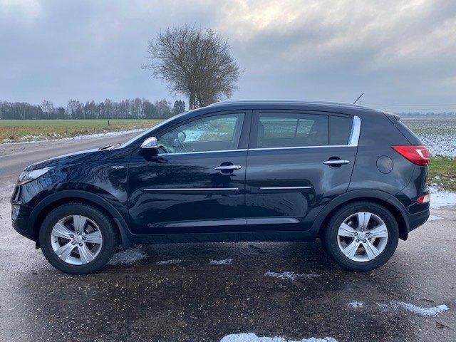 Kia Sportage 2.0 Cvvt AWD AUT 2011 Zwart, Auto's, Kia, Particulier, Sportage, Achteruitrijcamera, Airconditioning, Boordcomputer