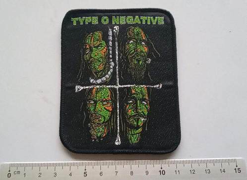 Type O Negative mooie  ltd edition rotten faces patch t139, Verzamelen, Muziek, Artiesten en Beroemdheden, Nieuw, Kleding, Verzenden