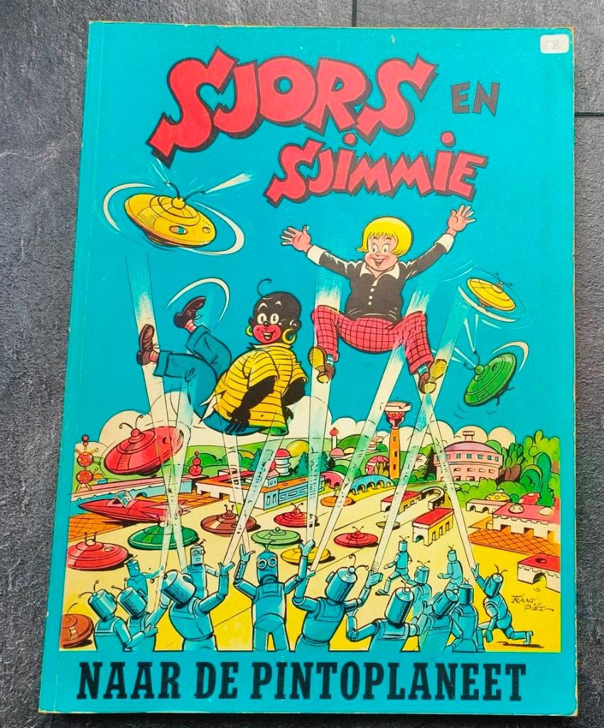 Sjors en Sjimmie naar de Pintoplaneet 20, Gelezen, Eén stripboek, Diverse auteurs, Ophalen of Verzenden
