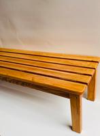 Pine latten tafel , Scandinavisch design , jaren 70, Verzamelen, Retro, Ophalen, Huis en Inrichting