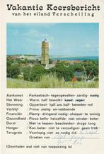Vakantie Koersbericht van het eiland Terschelling 1977, Verzenden, 1960 tot 1980, Gelopen, Waddeneilanden