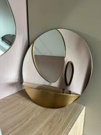 Leuke ronde goude spiehel diameter 40cm, Huis en Inrichting, Woonaccessoires | Spiegels, Minder dan 50 cm, Rond, Ophalen of Verzenden