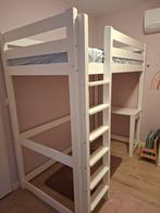 Toby Hoogslaper 90x180 met Bureau & Matras, Ophalen, Zo goed als nieuw, Hoogslaper