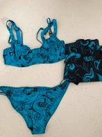 Marlies Dekkers Bikini 85D/XL + Pareo, Kleding | Dames, Badmode en Zwemkleding, Ophalen of Verzenden, Zo goed als nieuw, Blauw
