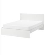 Bedframe, Ophalen, Wit, Tweepersoons, 140 cm