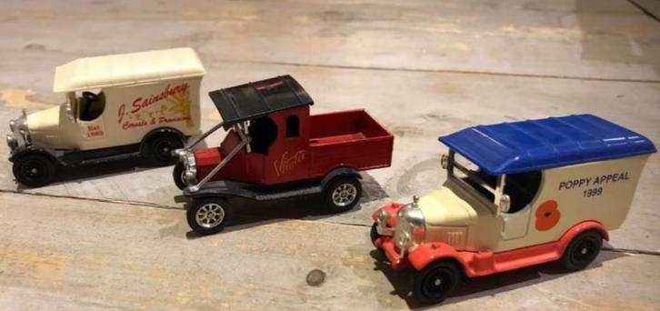 Drie modelauto's Oxford Diecast - vintage reclame, Hobby en Vrije tijd, Modelauto's | 1:43, Zo goed als nieuw, Auto, Overige merken