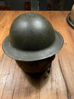 Brodi helm engels ww2, Ophalen of Verzenden, Engeland, Helm of Baret