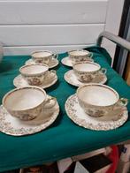 theekopjes barok decor goud belegd, Antiek en Kunst, Ophalen of Verzenden