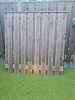 Schuttingdeel met poeren en betonrand, Tuin en Terras, Minder dan 3 meter, Ophalen of Verzenden, Hout, 1 tot 2 meter