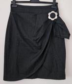 Zwarte dames rok Hi Fever maat 38 zgan * f, Zwart, Ophalen of Verzenden, Zo goed als nieuw, Boven de knie