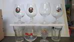 Bierglazen  Palm, Hoegaarden, La trappe 38 stuks, Ophalen, Zo goed als nieuw, Glas of Glazen, Palm