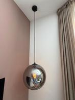 Lucide Hanglamp Zwart Glas Bollamp 40cm, Huis en Inrichting, Lampen | Hanglampen, Ophalen of Verzenden, Zo goed als nieuw, Glas