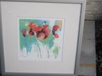 ALIE KRUSE KOLK, Mooie genumm Zeefdruk ""KLAPROZEN, Antiek en Kunst, Ophalen