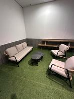 Lounge set met 2 tafels, Tuin en Terras, Ophalen, Gebruikt, Rond, Overige materialen