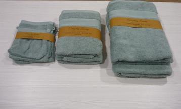 Plus handdoeken, badlakens, washandjes, kleur Jade beschikbaar voor biedingen