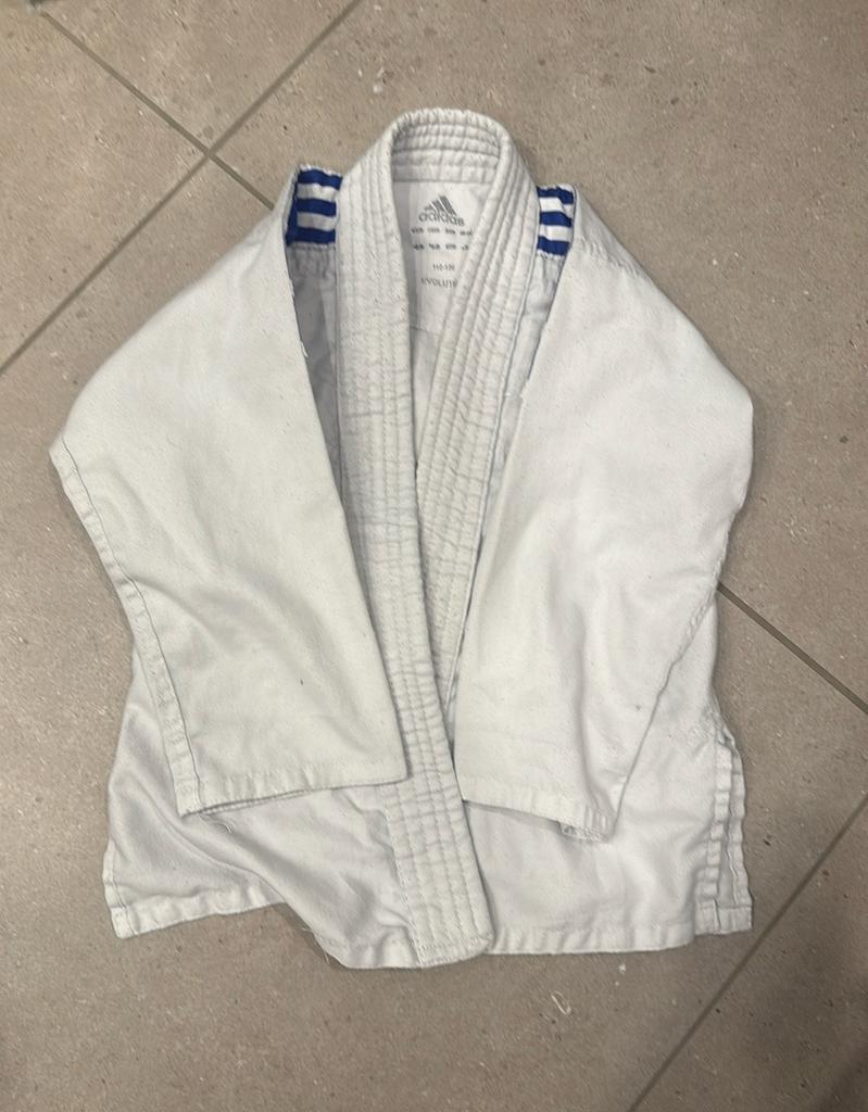 Karatepak kind 110/120, Maat XS of kleiner, Ophalen of Verzenden, Zo goed als nieuw, Judo