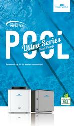 Zwembad warmtepomp full inverter R32 14 kW PowerWorld Ultra, Ophalen, T, Zo goed als nieuw, T