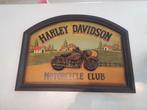 Harley davidson houten bord, Verzamelen, Reclamebord, Ophalen of Verzenden, Zo goed als nieuw