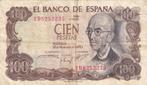 Spanje 100 pesetas 17-10-1970, Verzenden, Overige landen, Los biljet