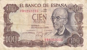 Spanje 100 pesetas 17-10-1970 beschikbaar voor biedingen