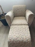 Fauteul met poef, Huis en Inrichting, Fauteuils, Ophalen