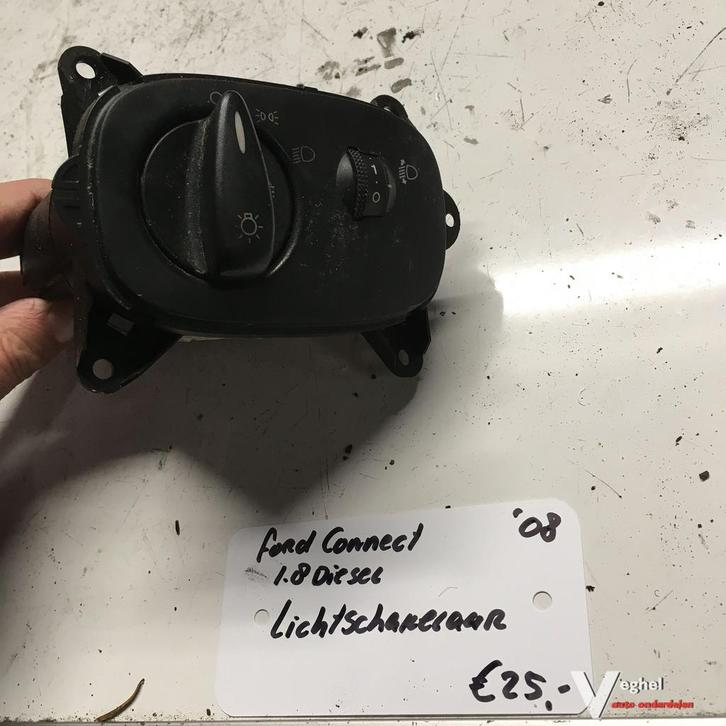Ford Transit Connect 1.8 Diesel 2008 2500209   Lichtschakela, Auto-onderdelen, Dashboard en Schakelaars, Gebruikt, Ophalen of Verzenden