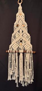Kerstboompje handgemaakt macramé, Ophalen of Verzenden, Zo goed als nieuw