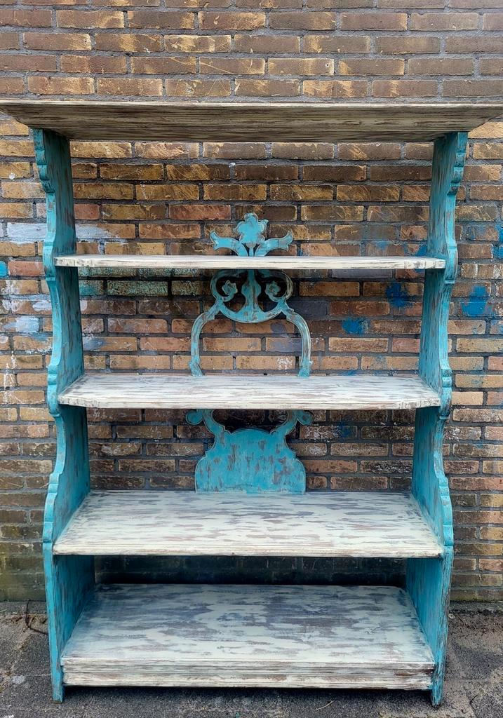 Shabby/India/Houtsnijwerk/Kast, Antiek en Kunst, Curiosa en Brocante, Ophalen